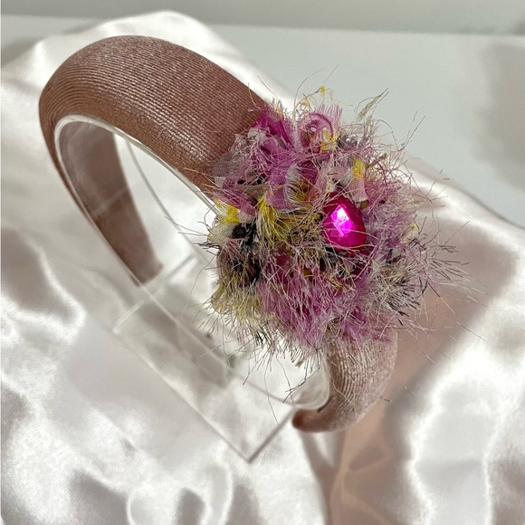 NWOT - Pink headband. Handmade. Unique. - Picture 3 of 3